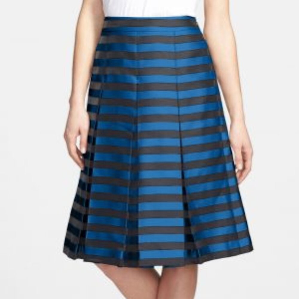 LAST CHANCE - Halogen Striped Midi Skirt - 6